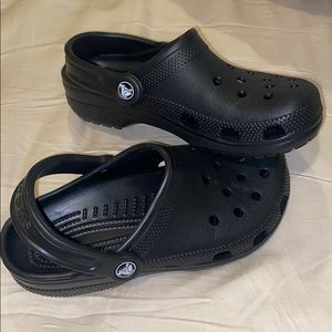 Brand new black Crocs